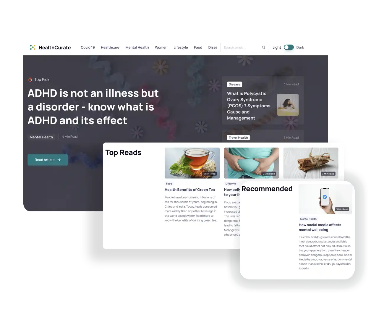Get healthcare articles from verified sources